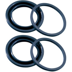 PartzBiz HD DSDS530471 x2 - Cycle Craft Front Calipers Seal Kit OE Rep 4402283 4404783 Harley Big Twin 84-99