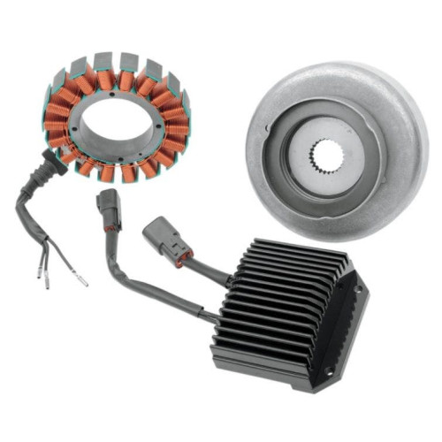 PartzBiz HD: 4419222-Cycle Electric 3-Phase 50A Charging Kit For Harley-Davidson Dyna Glide 2007 (Oem Replacement) 06 Dyna (50A Upgrade) | CE-82T PartzBiz HD: 4419222-Cycle Electric 3-Phase 50A Charging Kit For Harley-Davidson Dyna Glide 2007 (Oem Replacement) 06 Dyna (50A Upgrade) | CE-82T