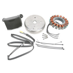 PartzBiz HD DS21120407 - Cycle Electric 3 Phase 50 Amp Stator Regulator Charging System Harley FLH 99-03 | CE-84T-99