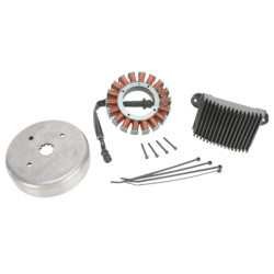 PartzBiz HD DS21120409 - Cycle Electric 3-Phase 50A Charging Kit For Harley-Davidson Flh/Flt 2006 (50A Upgrade) | CE-84T-06