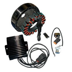 PartzBiz HD DS21120859 - Cycle Electric 3-Phase 50A Charging Kit For Harley-Davidson Flh/Flt 2009-2010 | CE-84T-09