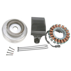 PartzBiz HD DS21120410 - Cycle Electric 3-Phase 50A Charging Kit For Harley-Davidson Flh/Flt 2007-2008 (Oem Replacement) | CE-84T-07