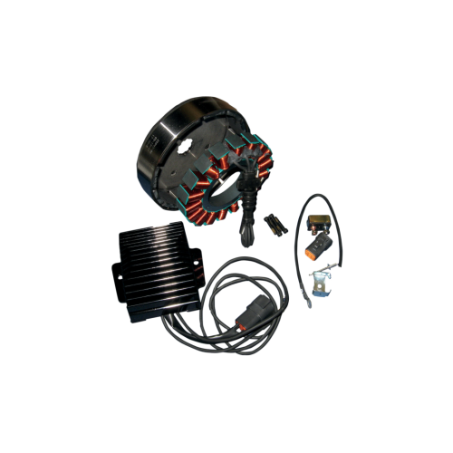 PartzBiz HD: 4419231-Cycle Electric 3-Phase 50A Charging Kit For Harley-Davidson Softail 2001-2006 | CE-73T