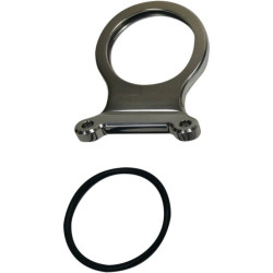 PartzBiz HD DS22100538 - ผลิตภัณฑ์ประสิทธิภาพของวงจร CPP/9080M Single Gauge Handlebar Bracket Mount Harley ใหม่ที่ดีที่สุดรถจักรยานยนต์ chopper bobber speedometer tachometer