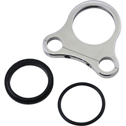 PartzBiz HD DS22100540 - ผลิตภัณฑ์ประสิทธิภาพของวงจร CPP/9080M Single Gauge 1 ” T-Bar Handlebar Bracket Harley ใหม่ที่ดีที่สุดรถจักรยานยนต์ที่กำหนดเอง chopper bobber speedometer tachometer
