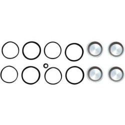 PartzBiz HD DS17020429 - Cycle Pro 19257 Caliper Seal & Piston Kit 4 Piston Brembo Style Calipers 1702-0429