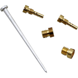 PartzBiz HD DS10500415 - Cycle Pro 20765 Brass Carburetor Fuel Jet Tuner Kit for 88-03 Harley EVO XL 883 motor engine sportster XL best new replacement performance upgrade custom chopper bobber PartzBiz HD DS10500415 - Cycle Pro 20765 Brass Carburetor Fuel Jet Tuner Kit for 88-03 Harley EVO XL 883 motor engine sportster XL best new replacement performance upgrade custom chopper bobber