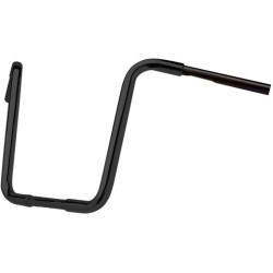 PartzBiz HD DS06014745 - Cycle Smiths 13" 1-1/4" Black Ape Hanger Motorcycle Handlebars Harley Custom chopper bike bars 113-BP 0601-4745 06014745