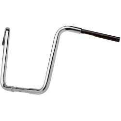 PartzBiz HD DS06014744 - Cycle Smiths 13" 1-1/4" Chrome Ape Hanger Motorcycle Handlebars Harley Custom chopper bike bars 113APEHANGER 0601-4744 06014744