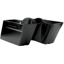 PartzBiz HD DS35010803 - Cycle Visions CV7405B Bagger Tail Kit สำหรับ Dyna FXD 00-05 สีดำ Saddlebag Mounts