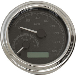 PartzBiz HD DS22100379 - Dakota Digital Black/Gray & Chrome MVX Analog Gauge Speedo Tach Harley 96-03 | MVX-2002-KG-C PartzBiz HD DS22100379 - Dakota Digital Black/Gray & Chrome MVX Analog Gauge Speedo Tach Harley 96-03 | MVX-2002-KG-C