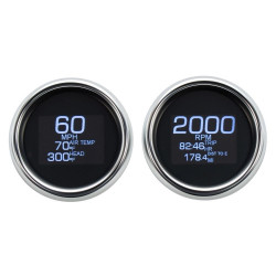 PartzBiz HD DS22120745 - Dakota Digital Chrome MLX-8604 Plug-In 6 LED มาตรวัด Harley FLH/T 04-13 PartzBiz HD DS22120745 - Dakota Digital Chrome MLX-8604 Plug-In 6 LED มาตรวัด Harley FLH/T 04-13