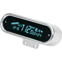 PartzBiz HD TR211053 - Dakota Digital MCV-7400 Chrome Classic 7000 Series มาตรวัดความเร็วรอบ | เอ็มซีวี-7400