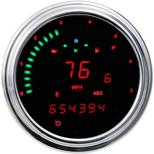 PartzBiz HD: 4418995-Dakota Digital MCL2011-R LED สีแดง 2000 Series FatBob เกจ Speedo Tach Can Bus | MCL2011-อาร์ PartzBiz HD: 4418995-Dakota Digital MCL2011-R LED สีแดง 2000 Series FatBob เกจ Speedo Tach Can Bus | MCL2011-อาร์