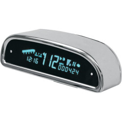 PartzBiz HD DS22100067 - Dakota Digital MCV-7300 Chrome Hooded 7000 Series มาตรวัดความเร็วรอบ | เอ็มซีวี-7300