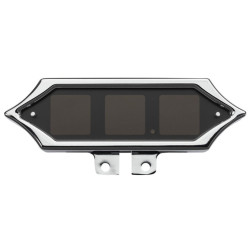 PartzBiz HD DS22100592 - Dakota Digital MLX-9000 Series Gauge Chrome Spiked Speedometer MLX-9200 Speedo