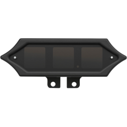 PartzBiz HD DS22100601 - Dakota Digital MLX-9000 Series เกจวัดความเร็ว Black Spiked Harley Canbus 14-Up
