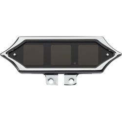 PartzBiz HD DS22100600 - Dakota Digital MLX-9000 Series เกจวัดความเร็ว Chrome Spiked Harley Canbus 14-Up