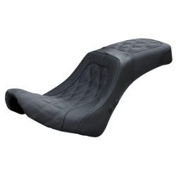 PartzBiz HD WP830-0135 - Danny Grey 21-208DIAAIR Weekday 2-Up IST Diamond Stitch Air Seat 18-23 Softail