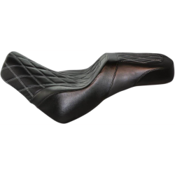 PartzBiz HD WP830-0140 - Danny Grey 24-811DIA วันธรรมดา 2-Up IST Diamond Stitch Seat 18-23 Harley FXBR FLFB Softail Milwaukee-8 0802-1138 08021138 830-0140