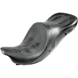 PartzBiz HD WP830-0337 - Danny Grey AirHawk Longhaul 2-Up XL เบาะนั่งแบบเป่าลมสำหรับ Harley Touring 08-15 | แดนนี่ เกรย์
