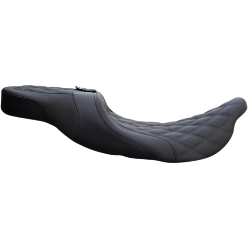 PartzBiz HD: 4418915-Danny Grey Airhawk Weekday 2-up XL Harley Seat DD Stitch W/Backrest Option 08-21 FL | 21-420DIAAIR
