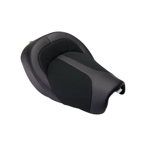 PartzBiz HD: 4418884-Danny Grey BigIST Solo หนังสีดำ Air Seat 4 Harley 04-21 XL รุ่น | FA-DGE-0284