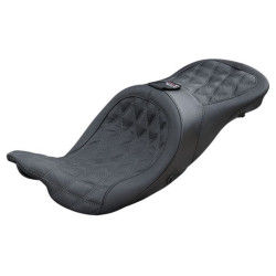 PartzBiz HD WP830-0156 - Danny Grey Black Airhawk Longhaul 2 Up XL อุปกรณ์เสริมพนักพิงที่นั่ง 08-21 Harley FL 0801-1148 08011148