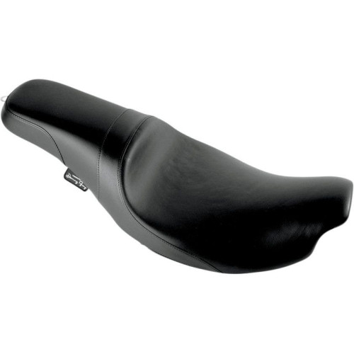 PartzBiz HD: 4418881-Danny Grey Smooth Black Vinyl Weekday 2-Up Seat สำหรับ Harley Dyna 06-16 Model | 21-408