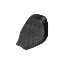 PartzBiz HD DS08021141 - Danny Grey Speedcradle Solo Harley Double Diamond Stitch Seat สำหรับ 08-11 FXCW/C | 21-714DIA