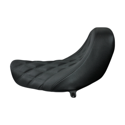PartzBiz HD: 4418832-Danny Grey Weekday Solo Harley Seat DDS W/ Charcoal Thread Softail 08-11 FXCW/C | 21-701DIA