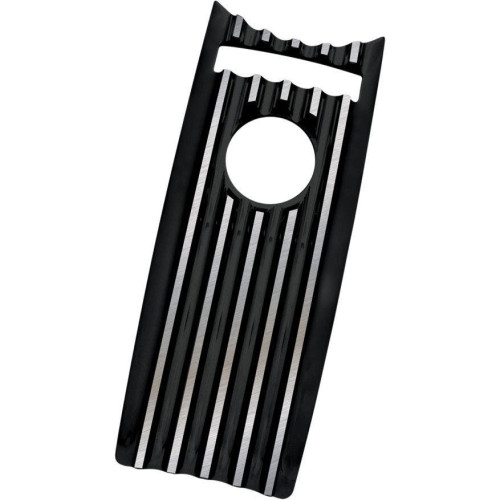 PartzBiz HD: 4418837-ฝาครอบแทรก Finned Dash ของ Covingtons Customs Harley Road King FLHR 08-17 | C1233-B
