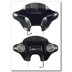 PartzBiz HD 602082 - Dead Center Quick Detach Fairing for '00-up Harley FLST | 