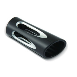 PartzBiz HD AN06-473 - Arlen Ness Deep Cut Black Billet Shift / หมุดเบรคสำหรับ Harley หรือ Metric Models-06-473