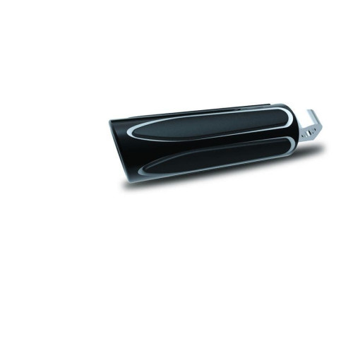 PartzBiz HD: 4418739-Arlen Ness Black Deep Cut Comfort Male Mount Footpegs for Harley Models-06-116