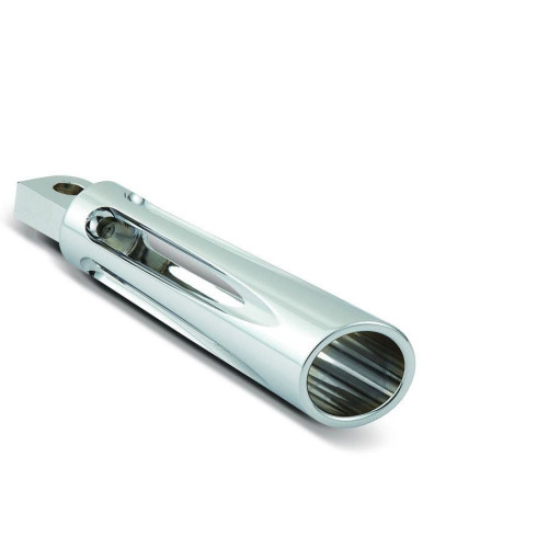 PartzBiz HD: 4418742-Arlen Ness Chrome Deep Cut Billet Mount Footpegs สำหรับ Harley Models-06-470
