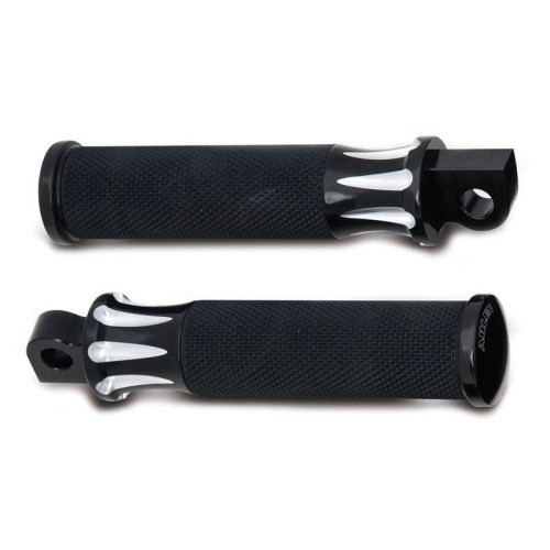 PartzBiz HD: 4418743-Arlen Ness Black Fusion Male Mount Foot Pegs for Harley or Metric-07-909