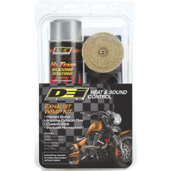 PartzBiz HD DS18611555 - DEI Exhaust Wrap Kit 2x15 Tan Wrap with Aluminum HT Silicone Coating 901331