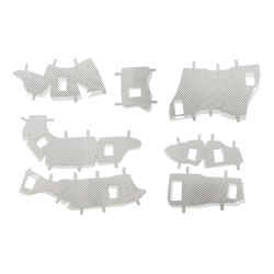 PartzBiz HD DS18611592 - DEI Heat Reducing Cooler Ride Liners Power Duals Exhaust for Harley Touring 17-22 | 901046