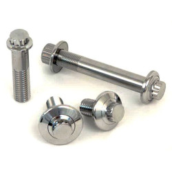 PartzBiz HD DS24010144 - Diamond Engineering 12 Point Polished Stainless Steel Engine Bolt Kit Dyna 99-05 | PB601S