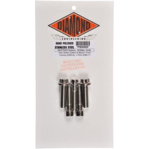 PartzBiz HD: 4418732-Diamond Engineering 12 Point Polished Stainless Steel Engine Bolt Kit XL 04-15 | PS819S PartzBiz HD: 4418732-Diamond Engineering 12 Point Polished Stainless Steel Engine Bolt Kit XL 04-15 | PS819S