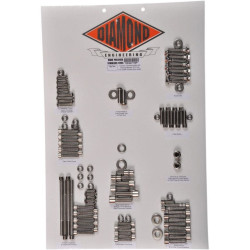 PartzBiz HD DS24011144 - Diamond Engineering DE6077HP ชุดสลักเกลียวเครื่องยนต์สแตนเลส Harley FLH/T M8 การอัพเกรดใหม่ที่ดีที่สุดการเปลี่ยน touring bagger dresser เกียร์ระบบขับเคลื่อนตัวยึดฮาร์ดแวร์ PartzBiz HD DS24011144 - Diamond Engineering DE6077HP ชุดสลักเกลียวเครื่องยนต์สแตนเลส Harley FLH/T M8 การอัพเกรดใหม่ที่ดีที่สุดการเปลี่ยน touring bagger dresser เกียร์ระบบขับเคลื่อนตัวยึดฮาร์ดแวร์