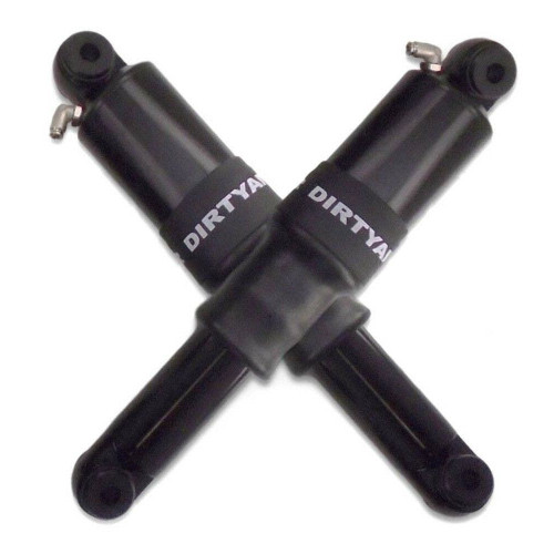 PartzBiz HD: 4418703-Dirty Air อลูมิเนียมด้านหลังสีดำ Air Ride Shocks ระบบกันสะเทือนคู่ Harley V-Rod 01-20 PartzBiz HD: 4418703-Dirty Air อลูมิเนียมด้านหลังสีดำ Air Ride Shocks ระบบกันสะเทือนคู่ Harley V-Rod 01-20