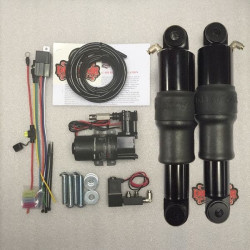 PartzBiz HD DA-VROD-REAR - Dirty Air V-Rod Night Rod Rear Air Suspension System 01-17 Harley V-Rod