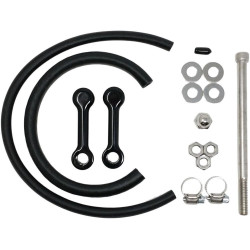 PartzBiz HD WP880-3027 - DK Custom Black 3" Billet Tank Lift Kit DK-DYN-TLK-3-DC Harley Dyna FXD 10-17 PartzBiz HD WP880-3027 - DK Custom Black 3" Billet Tank Lift Kit DK-DYN-TLK-3-DC Harley Dyna FXD 10-17