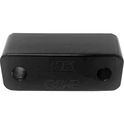 PartzBiz HD DS05020608 - DK Custom Black Shift Peg Spacer สำหรับ Harley รุ่น 18-23 FL | DK-SHF-M8-SFT-SP