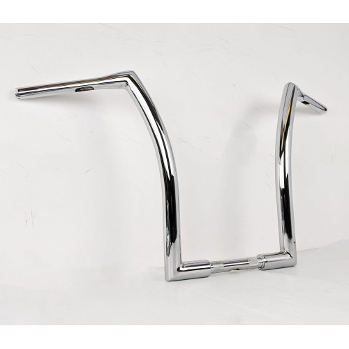 PartzBiz HD: 4418635-DNA Chrome 18 ” Rise Monster Wide Ape Hanger Fat Bars 1.5 ” แฮนด์บาร์ Harley 96-Up davidson Touring Softail Dyna road king low boy bob fat slim M-HB-4006