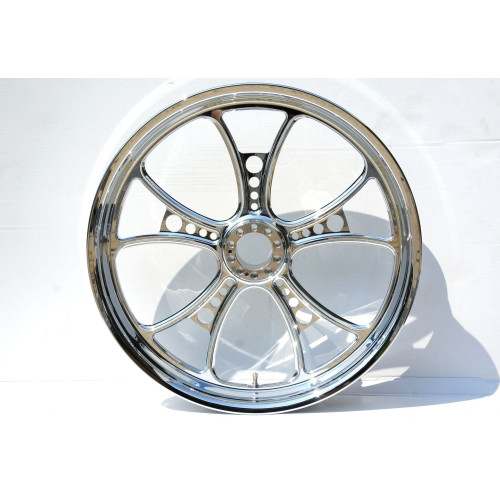 PartzBiz HD: 4418572-ล้อ DNA Chrome Front Mammoth 52 Spoke 23x3.50 สำหรับ 00 - 06 FXST(BD) 00 - 05 FXDWG