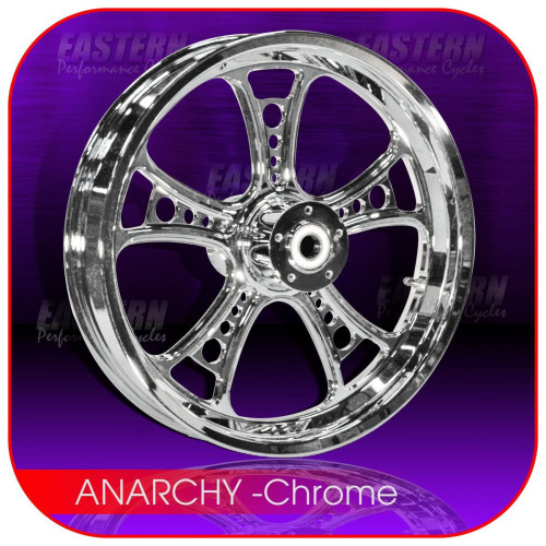 PartzBiz HD: 4418549-DNA Chrome Rear Mammoth 52 Spoke 16x3.5 Wheel 86 - 99 All Touring Models