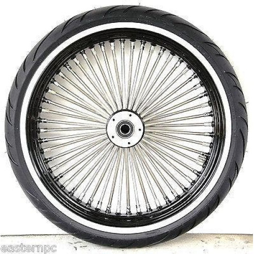 PartzBiz HD: 4418518-DNA Mammoth 52 Fat Spoke Black 21 ” ขอบล้อและดุมล้อยางโรเตอร์แพ็คเกจ Harley FL 08-18 PartzBiz HD: 4418518-DNA Mammoth 52 Fat Spoke Black 21 ” ขอบล้อและดุมล้อยางโรเตอร์แพ็คเกจ Harley FL 08-18